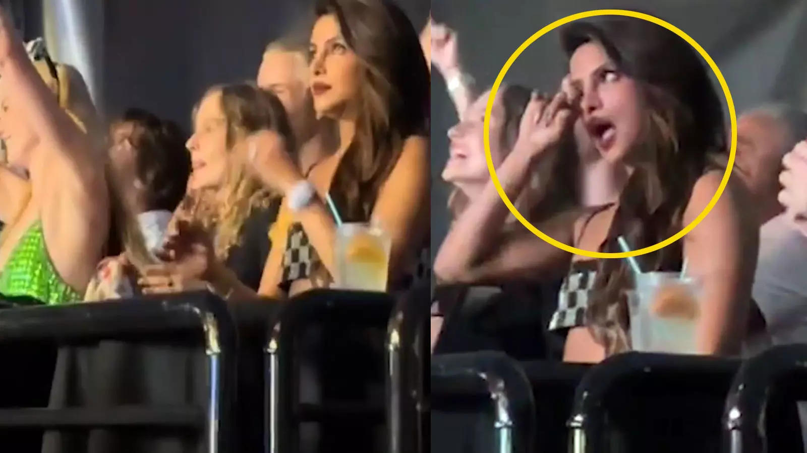 Cover Image for Priyanka Chopra’s video wiping tears during her husband Nick Jonas’ concert goes viral