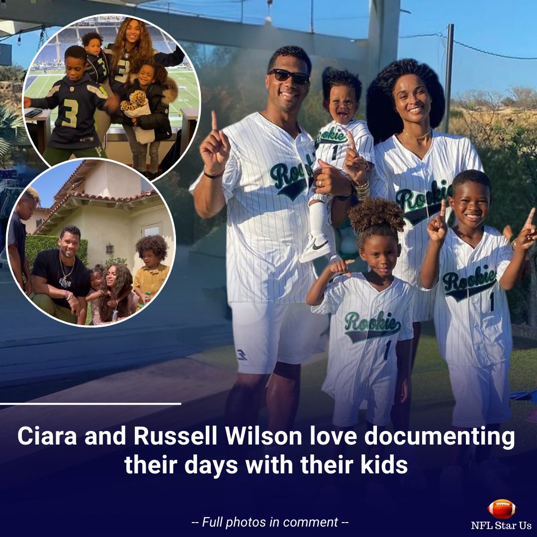 Cover Image for Family photos: Ciara and Russell Wilson’s most heartwarming moment with their kids throughout the years