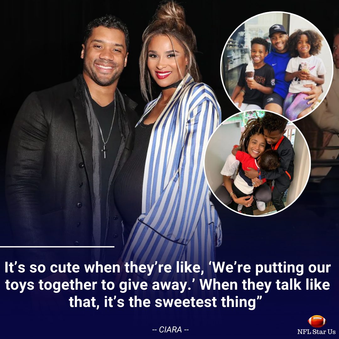 Cover Image for Ciara reveals how she and Russell Wilson are instilling the importance of giving back in their children.