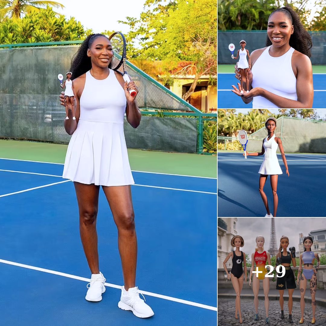 Cover Image for Venus Williams Reveals She’s ‘Honored to Be Recognized as a Sports Role Model and to Collaborate with Team Barbie’