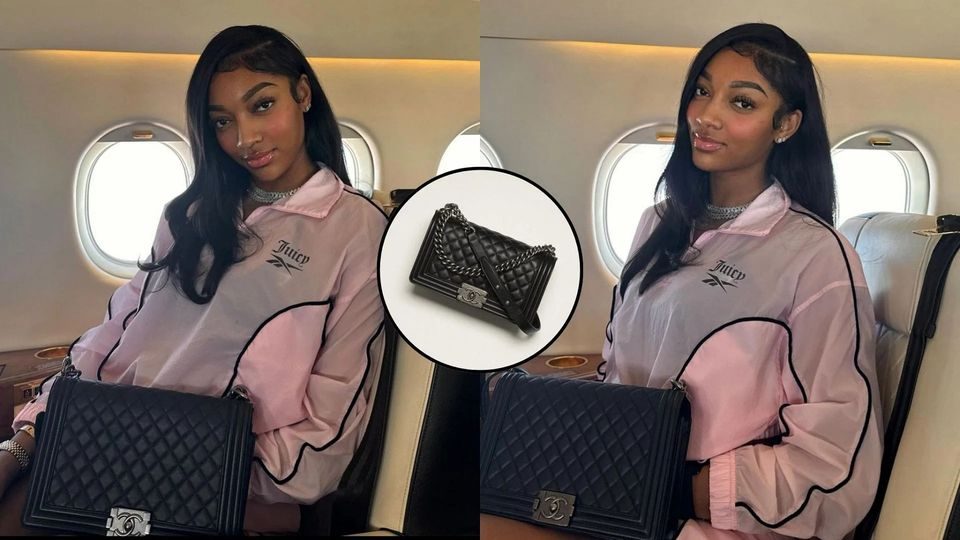 Cover Image for “Keep it juicy for em”: Angel Reese flies high as she shows off pink outfit and $6,900 Chanel bag in latest IG post