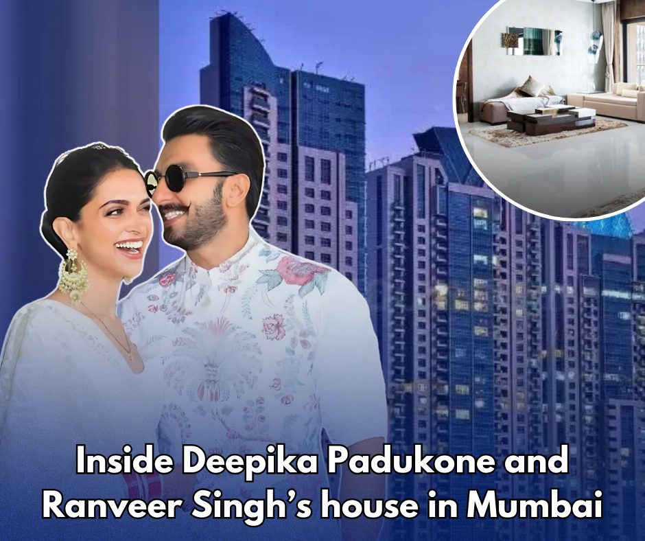 Cover Image for A glimpse inside the home of Deepika Padukone and Ranveer Singh in Mumbai.