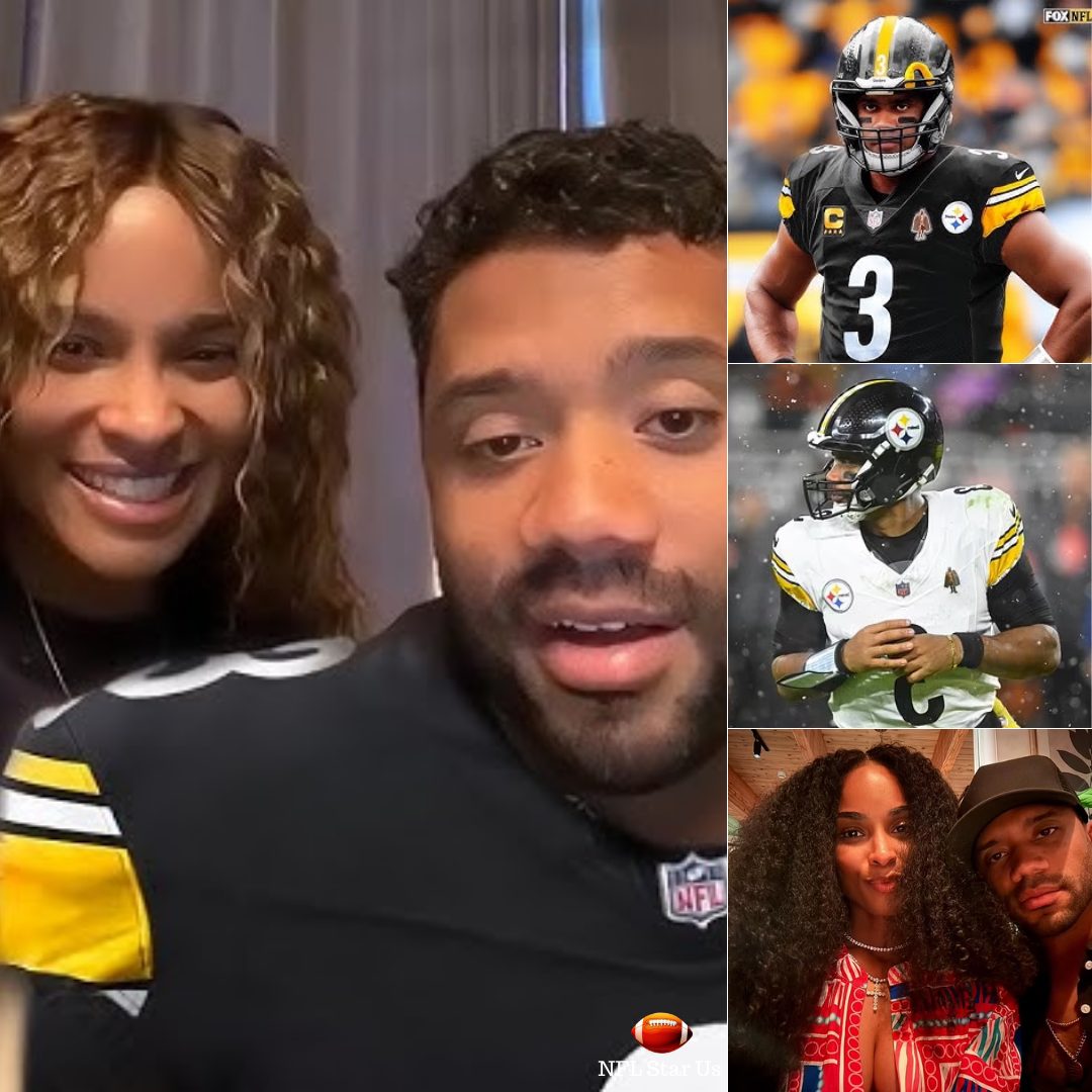 Cover Image for Ciara shares a heartfelt tribute to Russell Wilson amidst uncertainty surrounding the Steelers.