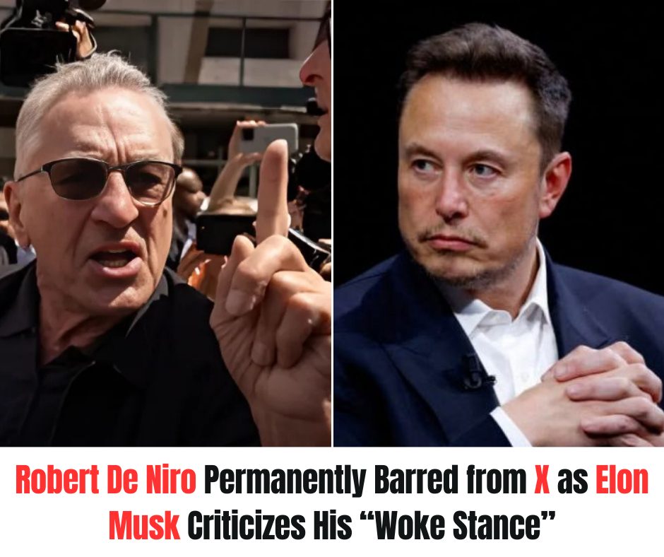 Cover Image for Robert De Niro is permanently banned from X after Elon Musk criticizes his “woke” viewpoint.